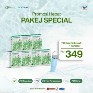 PAKEJ SPECIAL (7 KOTAK + 1 TUMBLER)